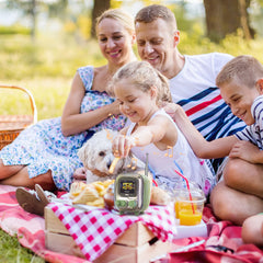 Retro White Noise Bluetooth Speaker