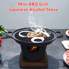 Mini BBQ Grill  Alcohol Stove