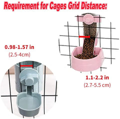 Pet Feeder Hanging Bowl