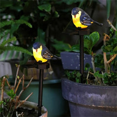 Solar Outdoor Resin Bird Light