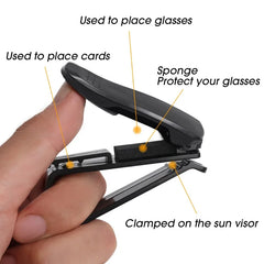 2/1pcs Auto Sunglasses Clip