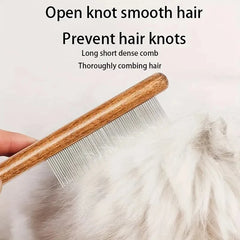 Pet Solid Wood Comb