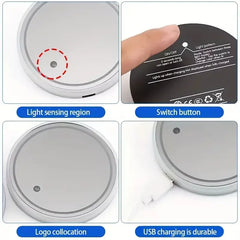 7 Colors Cup Holder LED Light