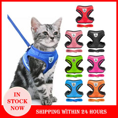 Cat Adjustable Harness Vest