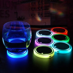 7 Colors Cup Holder LED Light