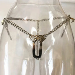 Stainless Steel Invisible Female Chastity Belt