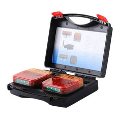 Wireless Magnetic Trailer Tail Light + RV Trailer Adapter