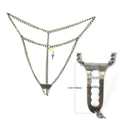 Stainless Steel Invisible Female Chastity Belt