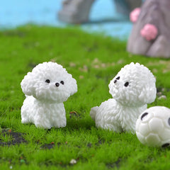 Mini Cute Bichon Frise Dog