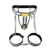 Metal chastity belt for female
