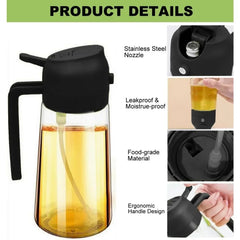 2in1 Olive Oil Dispenser Bottle