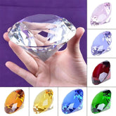Crystal Diamond Shaped Paperweight