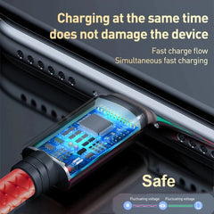 3 In 1 USB Fast Charging Cable