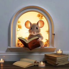 3D Mouse Wall Sticker