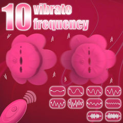 Adjustable Remote Control vibrating Nipple Clamps