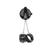 Leather Handcuffs with Strong Suction Cup