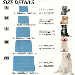 Pet cooling pad bed