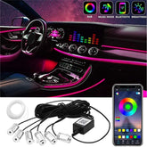 6 in 1 Led Car Interior Strips Light