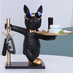 French Dog Statue