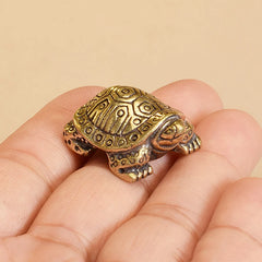 1Pc Antique Solid Brass Turtle