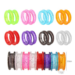 5PCS Silicone Finger Rings & Pet Scissors