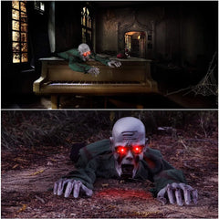 Electric Halloween Crawling Zombie