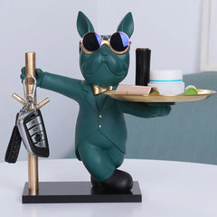 French Dog Statue
