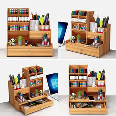 Wooden Desk Organiser