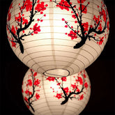 Plum Blossom Paper Lanterns