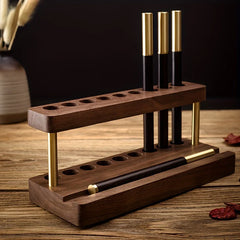 Walnut Wood Desk Organizer