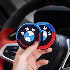 2PCS Car Cup Mat FOR BMW