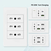 USB Smart Wall Socket