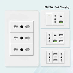 USB Smart Wall Socket