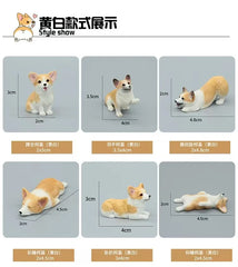 Mini Corgi Decoration Resin Crafts