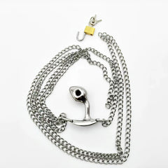 Chastity Cage Wearable Iron Panties