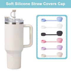 1Set Silicone Cup Straw Cover