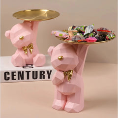 Resin Geometric Bear