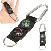 Mini Carabiner Keychain Compass