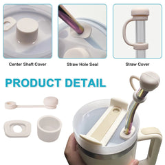 1Set Silicone Cup Straw Cover