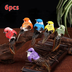6 X Artificial Birds Fake