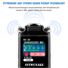Activated Digital Audio Voice Recorder