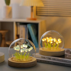Artificial Tulip Flower Night Light