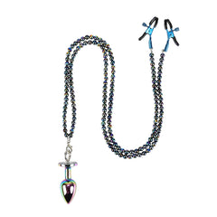 Small Medium Large Butt plug Pearl Nipple Clamps