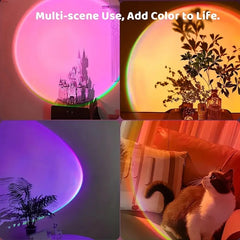 Vibrant Sunset Projection Light