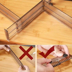 2Pcs Adjustable Drawer