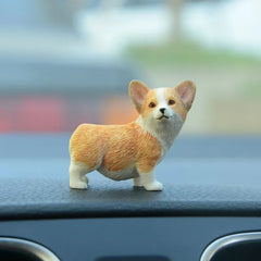 Mini Corgi Decoration Resin Crafts