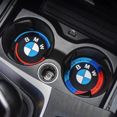 2PCS Car Cup Mat FOR BMW