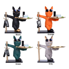 French Dog Statue