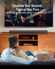 Detachable Bluetooth 5.3 Soundbar for TV