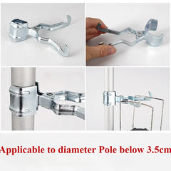 1/2pcs Outdoor Metal Iron Clip